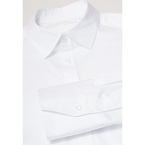 Satin Shirt Bluse Satingewebe Langarm