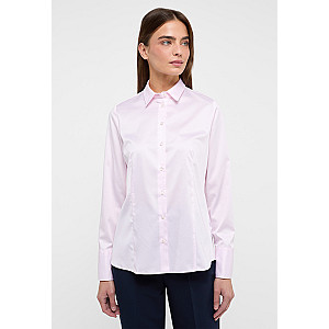 Satin Shirt Bluse Satingewebe Langarm