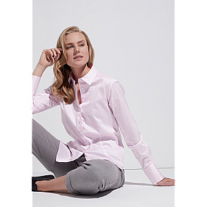 Satin Shirt Bluse Satingewebe Langarm