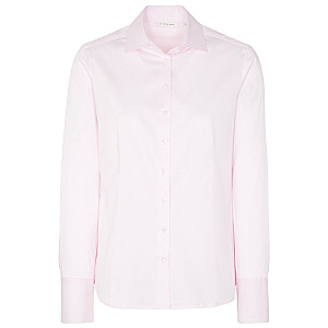 Satin Shirt Bluse Satingewebe Langarm