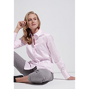 Satin Shirt Bluse Satingewebe Langarm