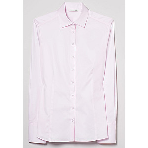 Satin Shirt Bluse Satingewebe Langarm