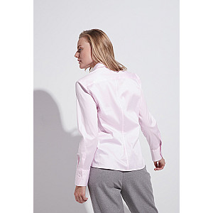 Satin Shirt Bluse Satingewebe Langarm