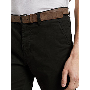 Slim Fit Chino Hose mit Gürtel