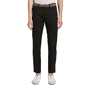 Slim Fit Chino Hose mit Gürtel