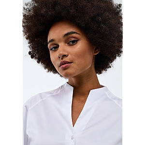 Satin Shirt Bluse Satingewebe Langarm