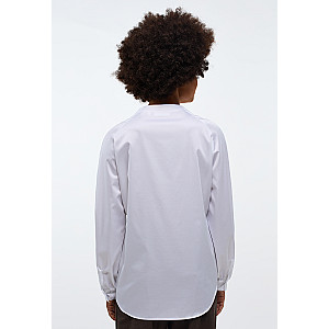 Satin Shirt Bluse Satingewebe Langarm