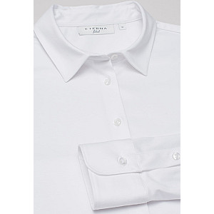 Jersey Shirt Bluse Jersey Langarm