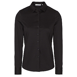 Jersey Shirt Bluse Jersey Langarm