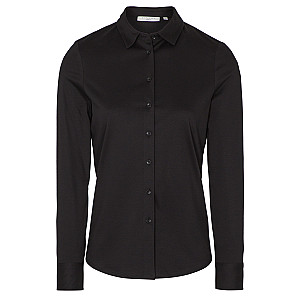 Jersey Shirt Bluse Jersey Langarm