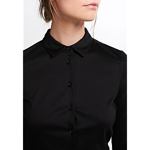 Jersey Shirt Bluse Jersey Langarm