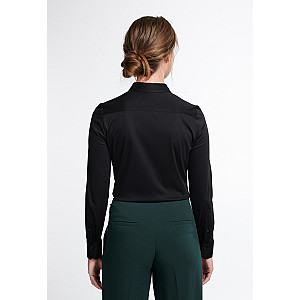 Jersey Shirt Bluse Jersey Langarm