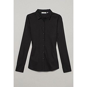 Jersey Shirt Bluse Jersey Langarm