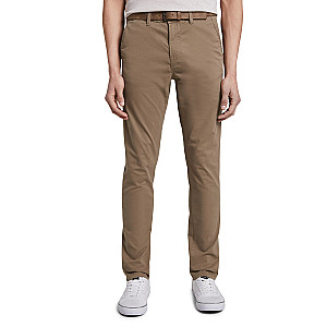 Slim Fit Chino Hose mit Gürtel