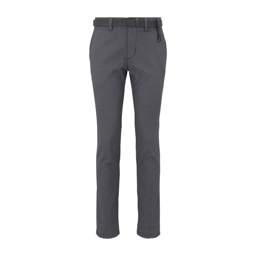Straight Fit Chino Hose mit Gürtel