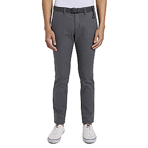 Straight Fit Chino Hose mit Gürtel
