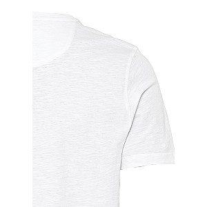 Henley Shirt mit kurzem Arm aus reiner Baumwolle