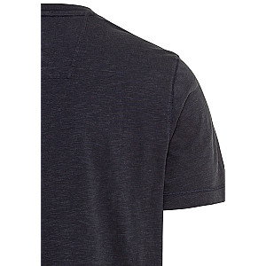 Henley Shirt mit kurzem Arm aus reiner Baumwolle