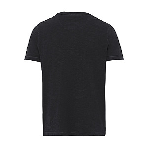 Henley Shirt mit kurzem Arm aus reiner Baumwolle