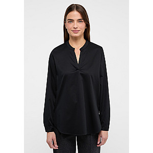 Satin Shirt Bluse Satingewebe Langarm