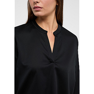 Satin Shirt Bluse Satingewebe Langarm