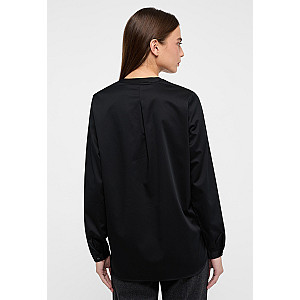 Satin Shirt Bluse Satingewebe Langarm