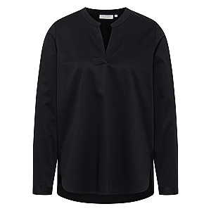 Satin Shirt Bluse Satingewebe Langarm