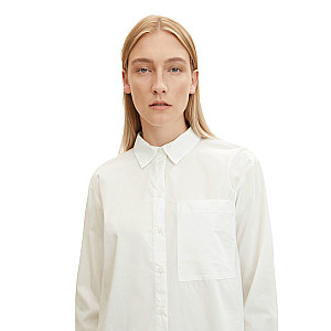 Loose Fit Bluse mit Brusttasche